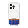 スリムプロテクションプレミアムケース with MagSafe［ CASEPLAY Tartan Check - Blue ］
