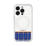 スリムプロテクションプレミアムケース with MagSafe［ CASEPLAY Tartan Check - Blue ］