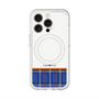 スリムプロテクションプレミアムケース with MagSafe［ CASEPLAY Tartan Check - Blue ］