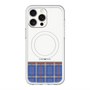 スリムプロテクションプレミアムケース with MagSafe［ CASEPLAY Tartan Check - Blue ］