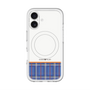 スリムプロテクションプレミアムケース with MagSafe［ CASEPLAY Tartan Check - Blue ］