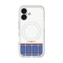 スリムプロテクションプレミアムケース with MagSafe［ CASEPLAY Tartan Check - Blue ］
