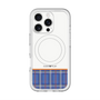 スリムプロテクションプレミアムケース with MagSafe［ CASEPLAY Tartan Check - Blue ］
