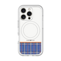 スリムプロテクションプレミアムケース with MagSafe［ CASEPLAY Tartan Check - Blue ］