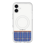 スリムプロテクションプレミアムケース with MagSafe［ CASEPLAY Tartan Check - Blue ］
