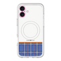 スリムプロテクションプレミアムケース with MagSafe［ CASEPLAY Tartan Check - Blue ］