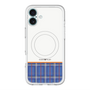 スリムプロテクションプレミアムケース with MagSafe［ CASEPLAY Tartan Check - Blue ］