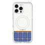 スリムプロテクションプレミアムケース with MagSafe［ CASEPLAY Tartan Check - Blue ］