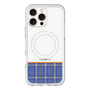 スリムプロテクションプレミアムケース with MagSafe［ CASEPLAY Tartan Check - Blue ］