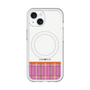 スリムプロテクションプレミアムケース with MagSafe［ CASEPLAY Tartan Check - Pink ］