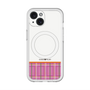 スリムプロテクションプレミアムケース with MagSafe［ CASEPLAY Tartan Check - Pink ］