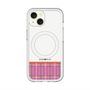 スリムプロテクションプレミアムケース with MagSafe［ CASEPLAY Tartan Check - Pink ］
