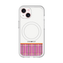 スリムプロテクションプレミアムケース with MagSafe［ CASEPLAY Tartan Check - Pink ］