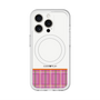スリムプロテクションプレミアムケース with MagSafe［ CASEPLAY Tartan Check - Pink ］