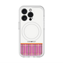 スリムプロテクションプレミアムケース with MagSafe［ CASEPLAY Tartan Check - Pink ］