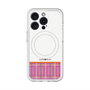 スリムプロテクションプレミアムケース with MagSafe［ CASEPLAY Tartan Check - Pink ］