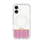 スリムプロテクションプレミアムケース with MagSafe［ CASEPLAY Tartan Check - Pink ］