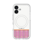 スリムプロテクションプレミアムケース with MagSafe［ CASEPLAY Tartan Check - Pink ］