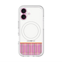 スリムプロテクションプレミアムケース with MagSafe［ CASEPLAY Tartan Check - Pink ］