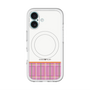 スリムプロテクションプレミアムケース with MagSafe［ CASEPLAY Tartan Check - Pink ］