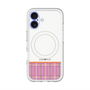 スリムプロテクションプレミアムケース with MagSafe［ CASEPLAY Tartan Check - Pink ］