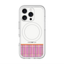 スリムプロテクションプレミアムケース with MagSafe［ CASEPLAY Tartan Check - Pink ］