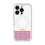 スリムプロテクションプレミアムケース with MagSafe［ CASEPLAY Tartan Check - Pink ］