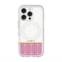 スリムプロテクションプレミアムケース with MagSafe［ CASEPLAY Tartan Check - Pink ］