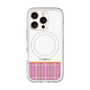 スリムプロテクションプレミアムケース with MagSafe［ CASEPLAY Tartan Check - Pink ］