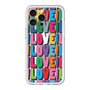 スリムプロテクションプレミアムケース with MagSafe［ LOVE!LOVE!LOVE! ］