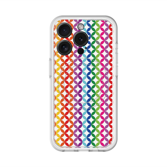 スリムプロテクションプレミアムケース with MagSafe［ 七宝柄 ］