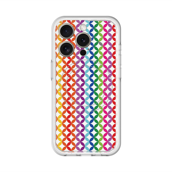 スリムプロテクションプレミアムケース with MagSafe［ 七宝柄 ］