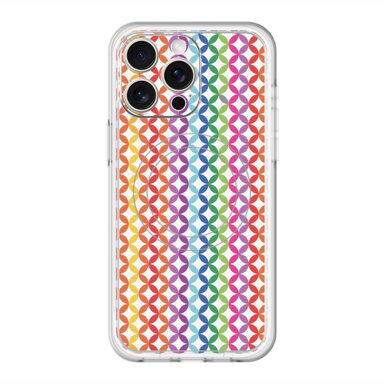 スリムプロテクションプレミアムケース with MagSafe［ 七宝柄 ］