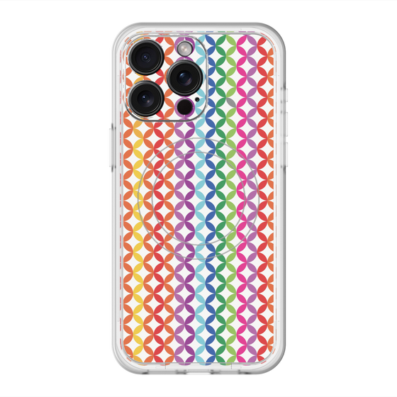 スリムプロテクションプレミアムケース with MagSafe［ 七宝柄 ］