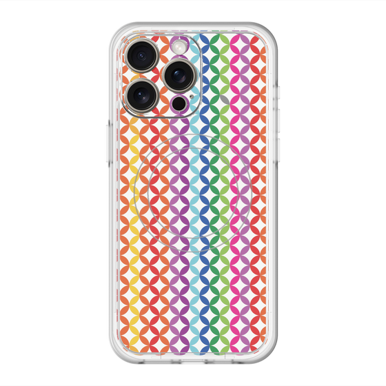 スリムプロテクションプレミアムケース with MagSafe［ 七宝柄 ］