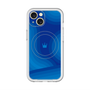 スリムプロテクションプレミアムケース with MagSafe［ CASEPLAY Winding Pattern - Blue ］