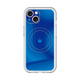 スリムプロテクションプレミアムケース with MagSafe［ CASEPLAY Winding Pattern - Blue ］