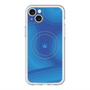 スリムプロテクションプレミアムケース with MagSafe［ CASEPLAY Winding Pattern - Blue ］