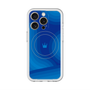 スリムプロテクションプレミアムケース with MagSafe［ CASEPLAY Winding Pattern - Blue ］