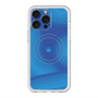 スリムプロテクションプレミアムケース with MagSafe［ CASEPLAY Winding Pattern - Blue ］