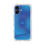 スリムプロテクションプレミアムケース with MagSafe［ CASEPLAY Winding Pattern - Blue ］