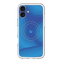 スリムプロテクションプレミアムケース with MagSafe［ CASEPLAY Winding Pattern - Blue ］