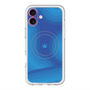 スリムプロテクションプレミアムケース with MagSafe［ CASEPLAY Winding Pattern - Blue ］