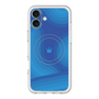 スリムプロテクションプレミアムケース with MagSafe［ CASEPLAY Winding Pattern - Blue ］