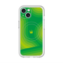 スリムプロテクションプレミアムケース with MagSafe［ CASEPLAY Winding Pattern - Green ］