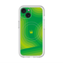 スリムプロテクションプレミアムケース with MagSafe［ CASEPLAY Winding Pattern - Green ］