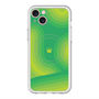 スリムプロテクションプレミアムケース with MagSafe［ CASEPLAY Winding Pattern - Green ］