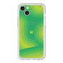 スリムプロテクションプレミアムケース with MagSafe［ CASEPLAY Winding Pattern - Green ］