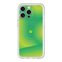 スリムプロテクションプレミアムケース with MagSafe［ CASEPLAY Winding Pattern - Green ］