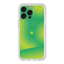 スリムプロテクションプレミアムケース with MagSafe［ CASEPLAY Winding Pattern - Green ］